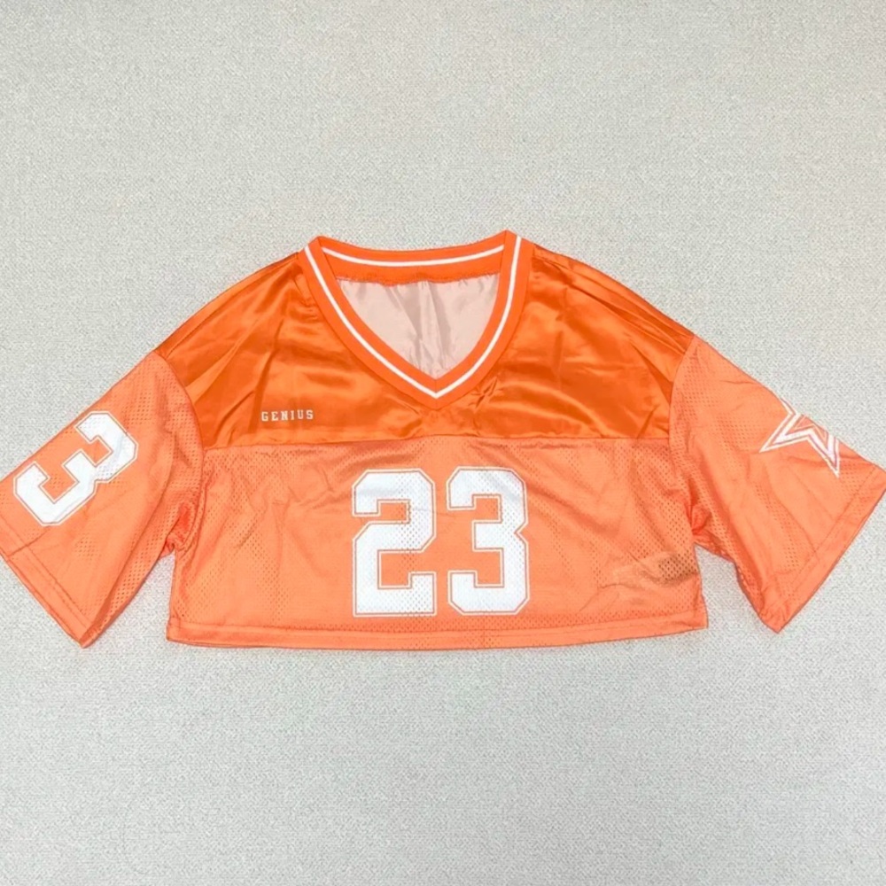 Orange Crop Jersey Top